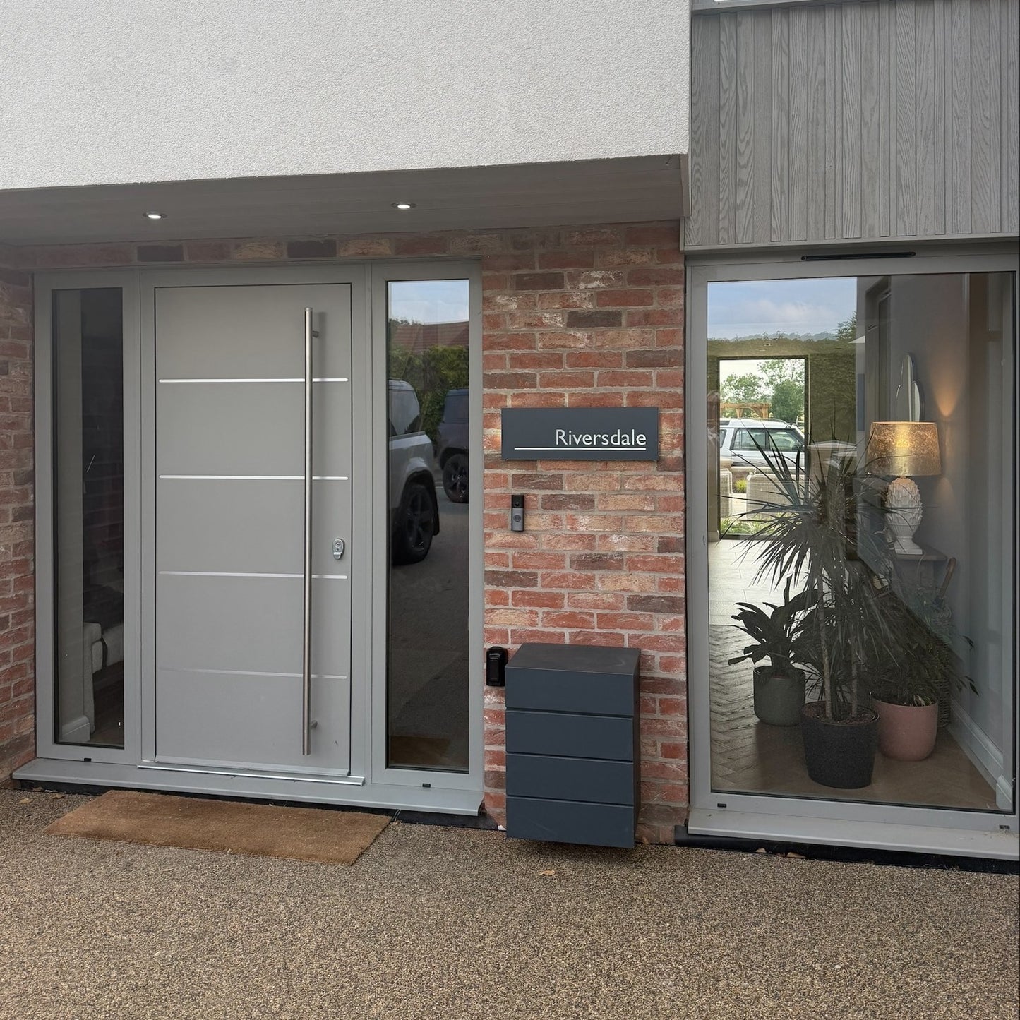 LED House Name - single line of text underlined - integrated driver optional