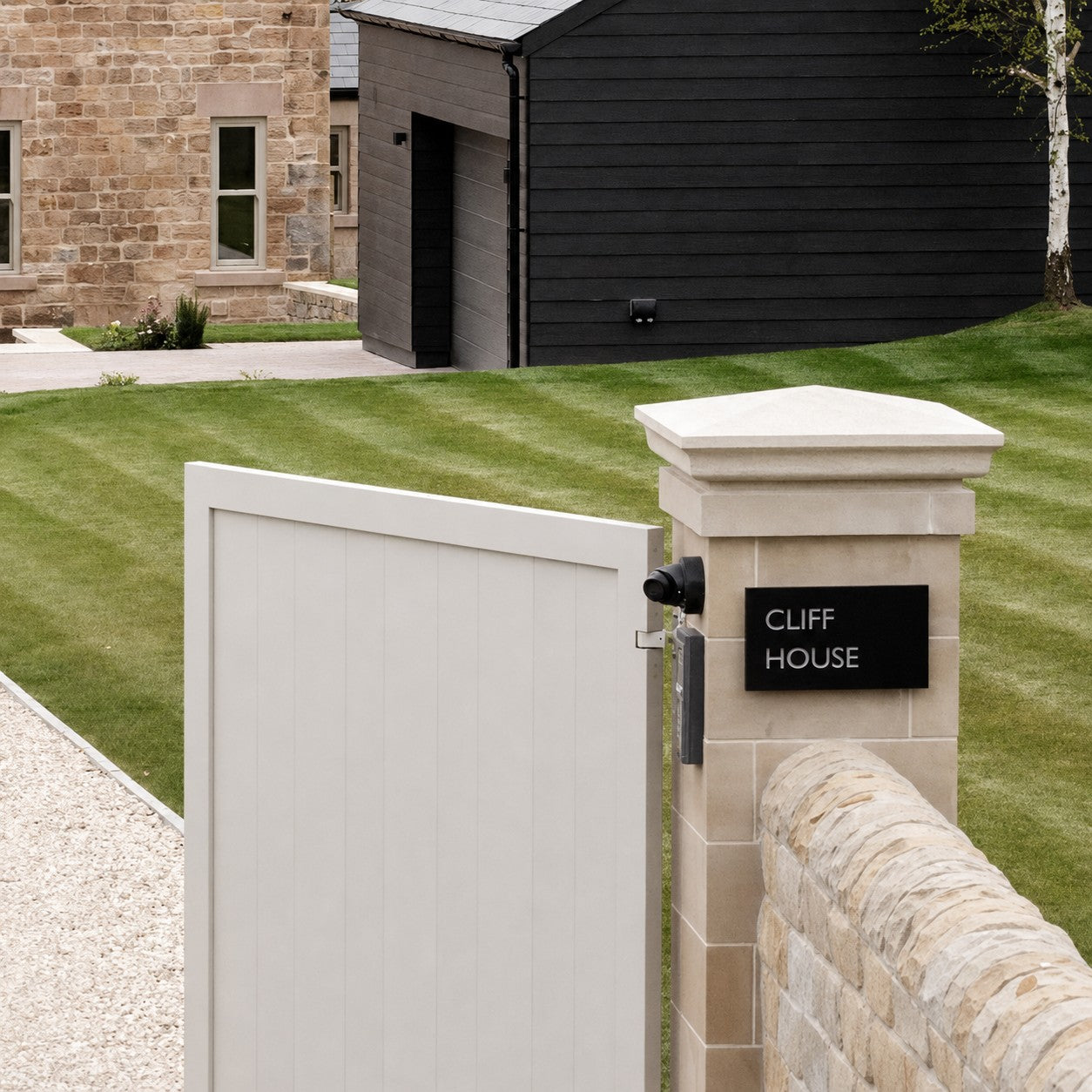 LED House Name - two lines of text, left or right - integrated driver optional
