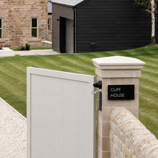 LED House Name - two lines of text, left or right - integrated driver optional