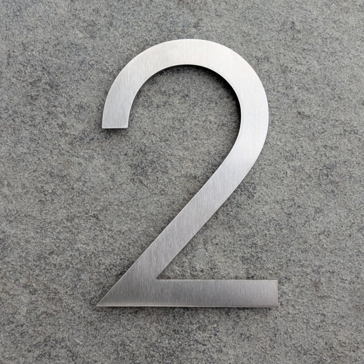 Stainless Steel House Number - Century Gothic