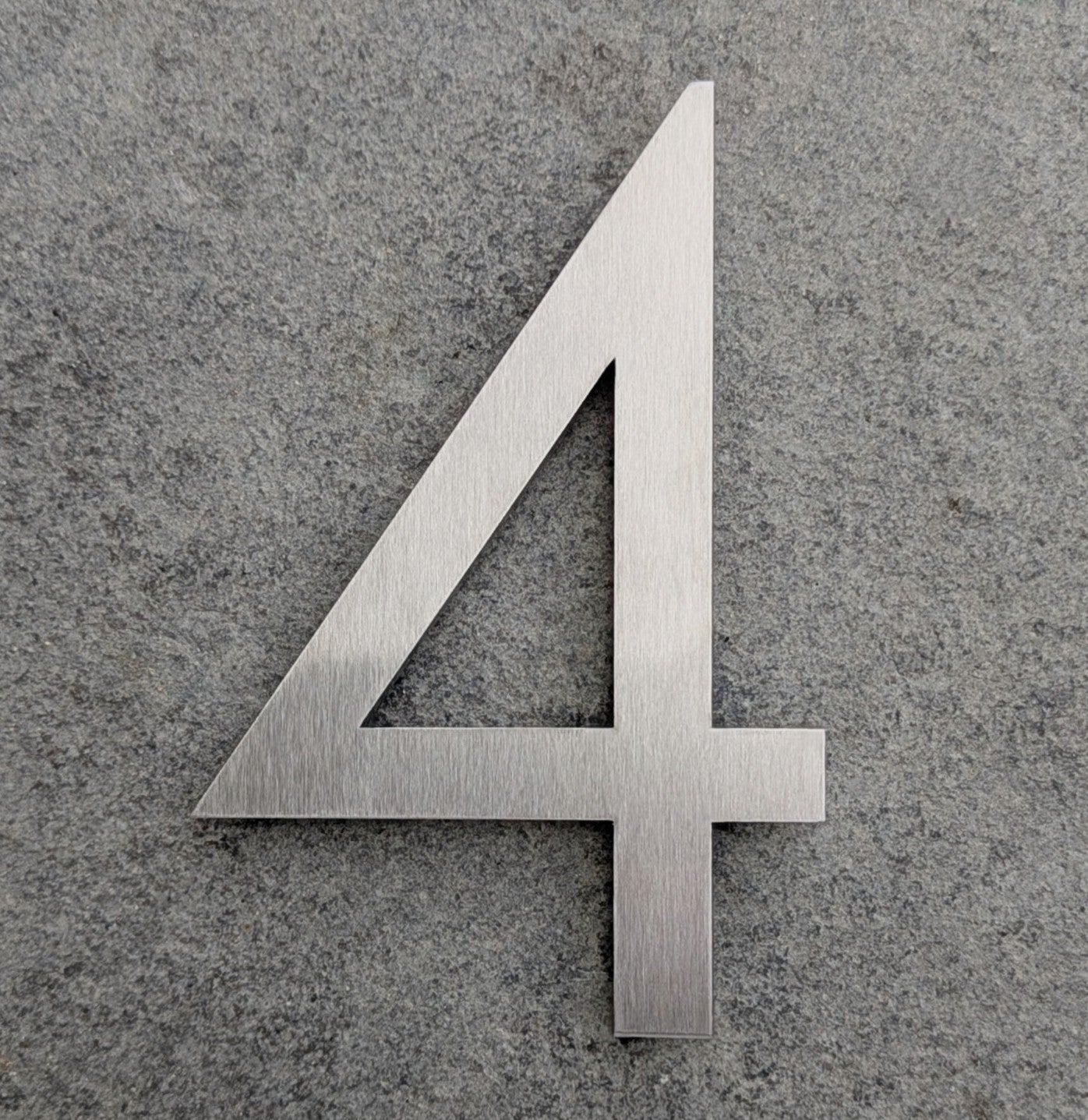 Stainless Steel House Number - Century Gothic