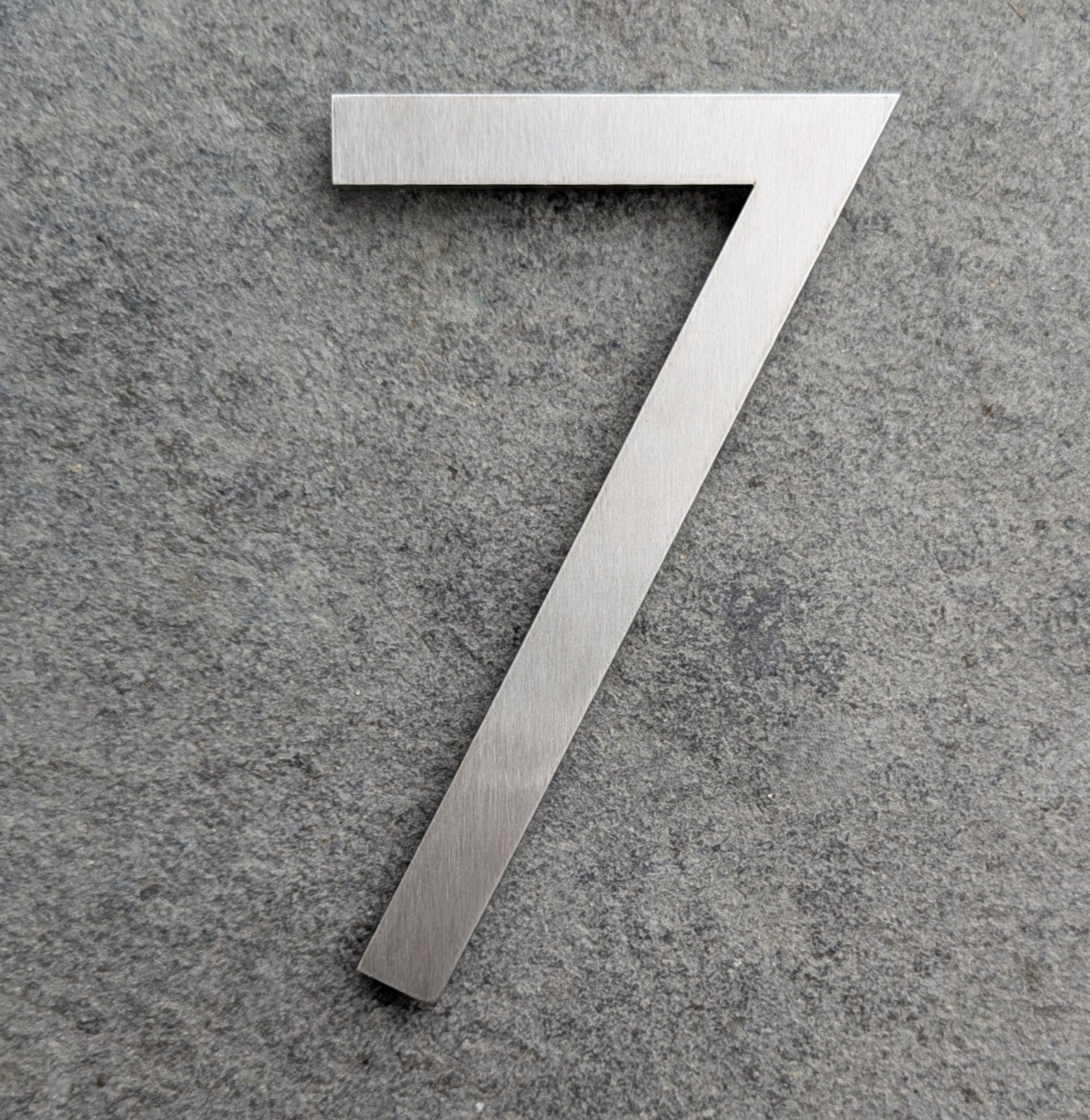 Stainless Steel House Number - Century Gothic