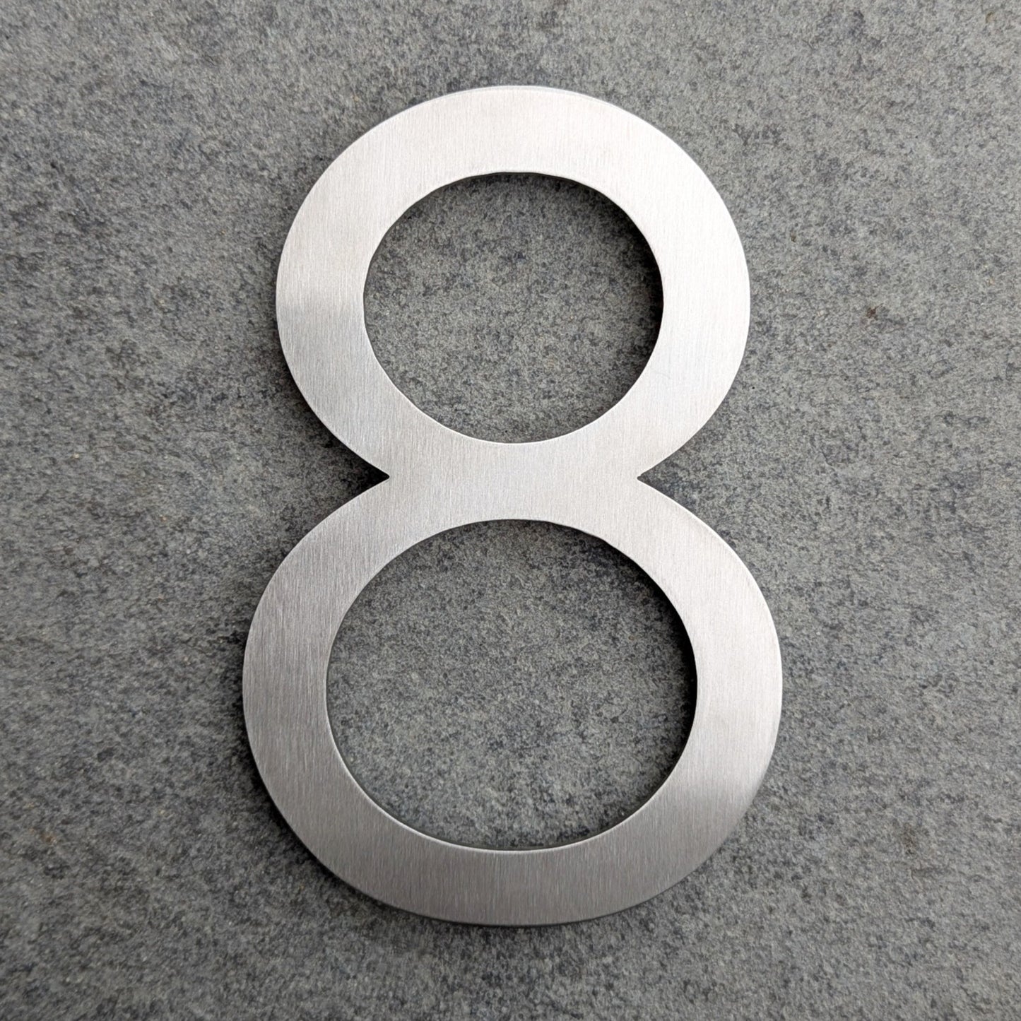 Stainless Steel House Number - Century Gothic