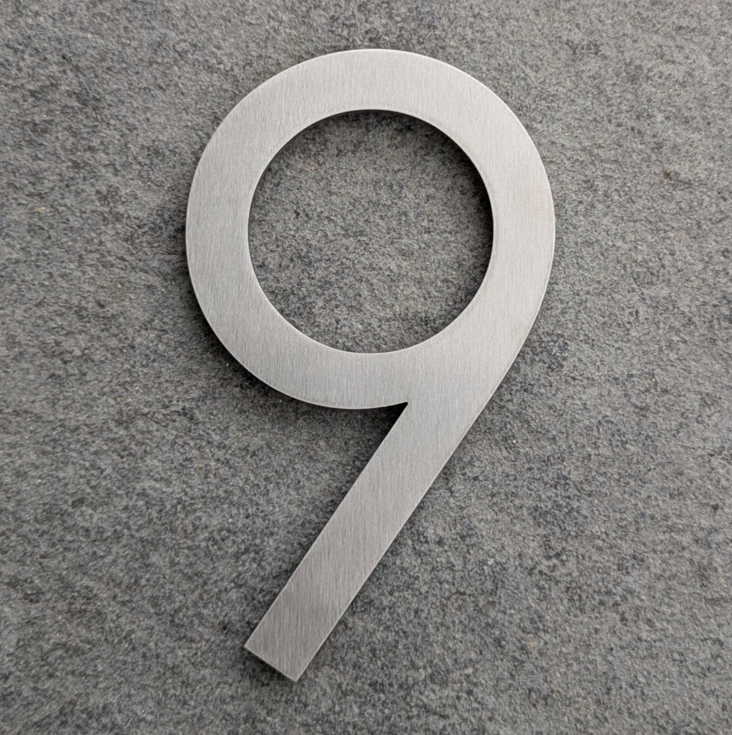 Stainless Steel House Number - Century Gothic