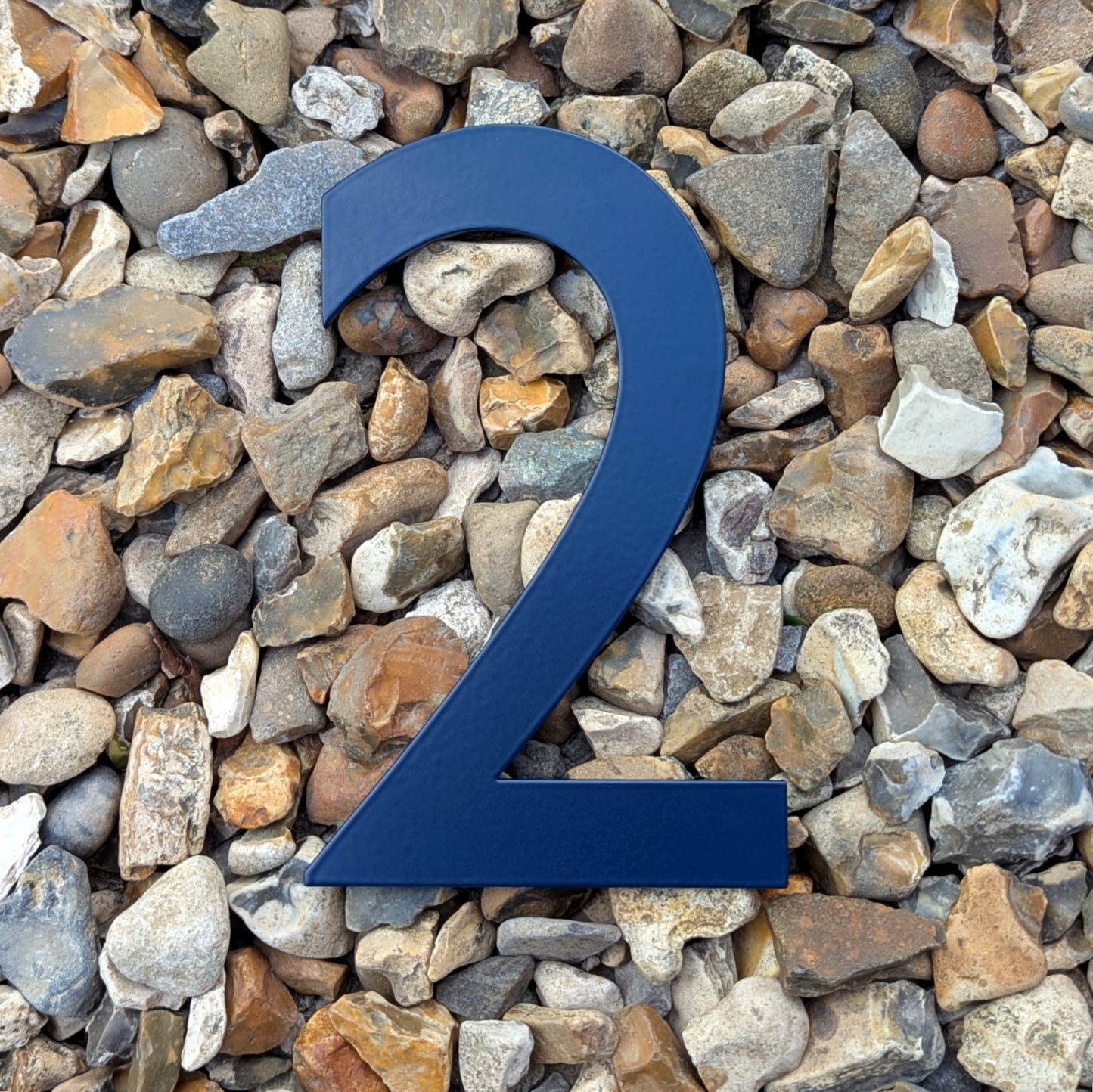 Custom Powder Coated House Number - choose your font and colour