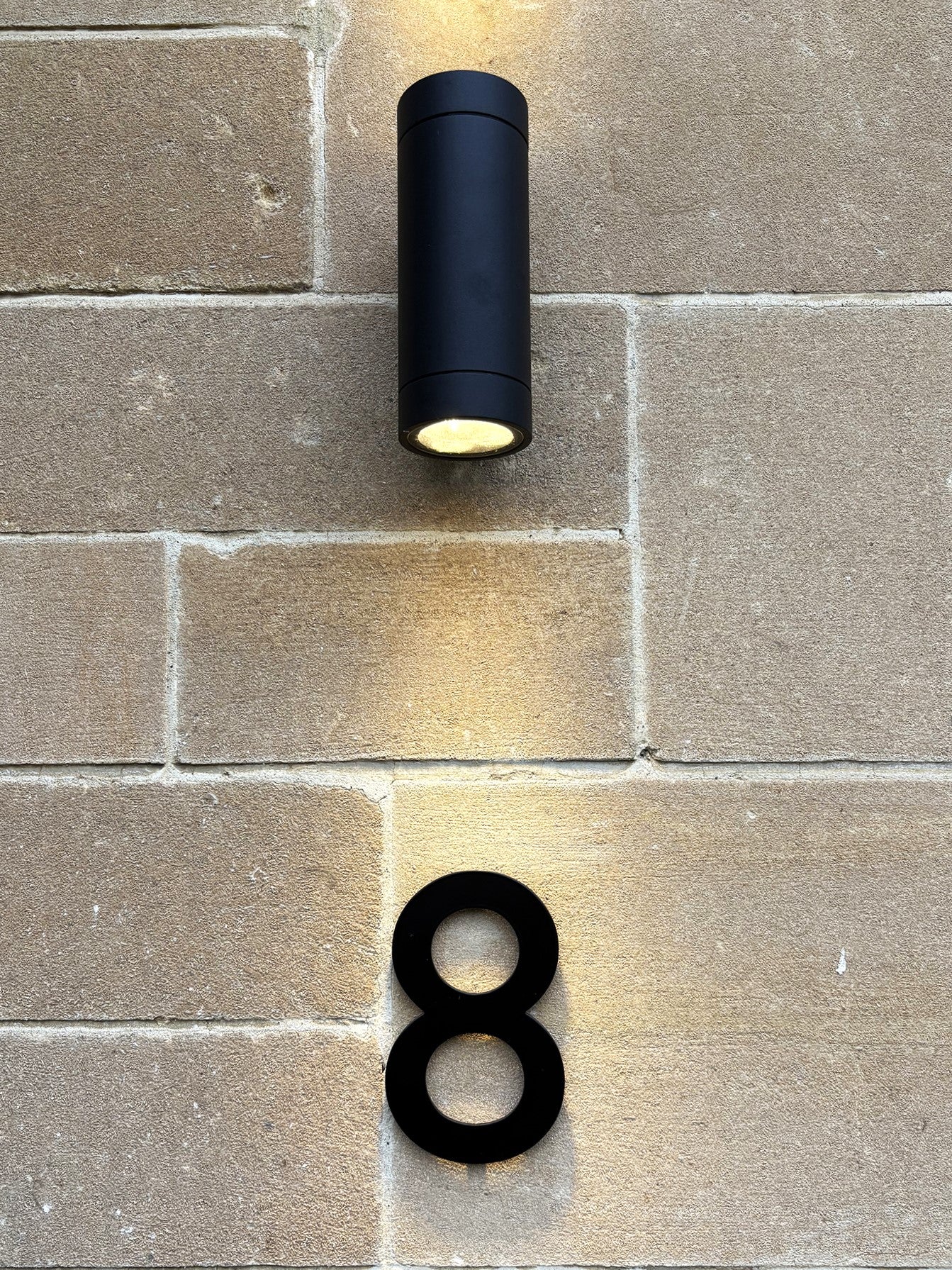 Custom Powder Coated House Number - choose your font and colour