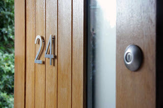 Stainless Steel Door Number - Gill Sans