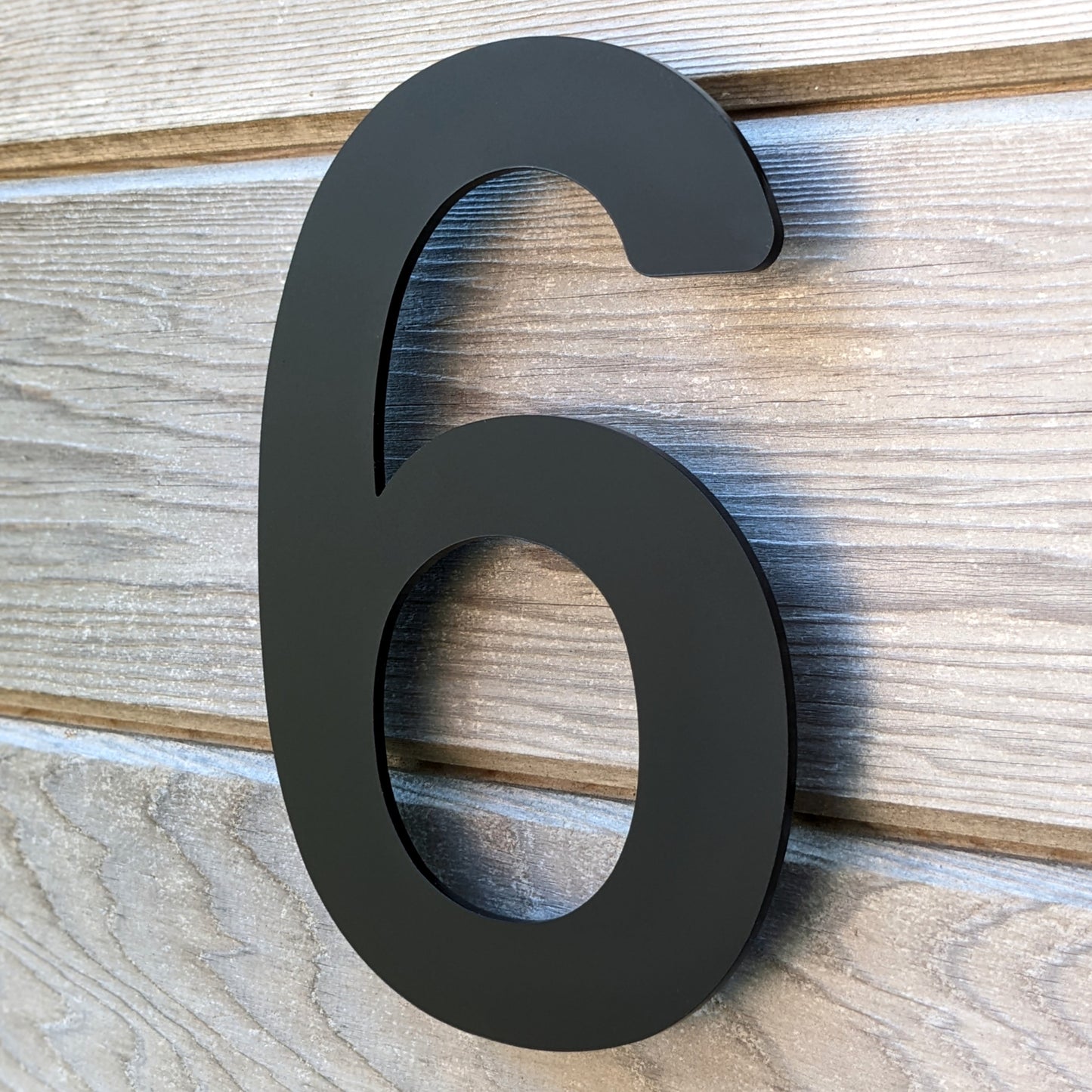 black modern house number, modern house number, black house number, acrylic house number, plastic house number, floating house number