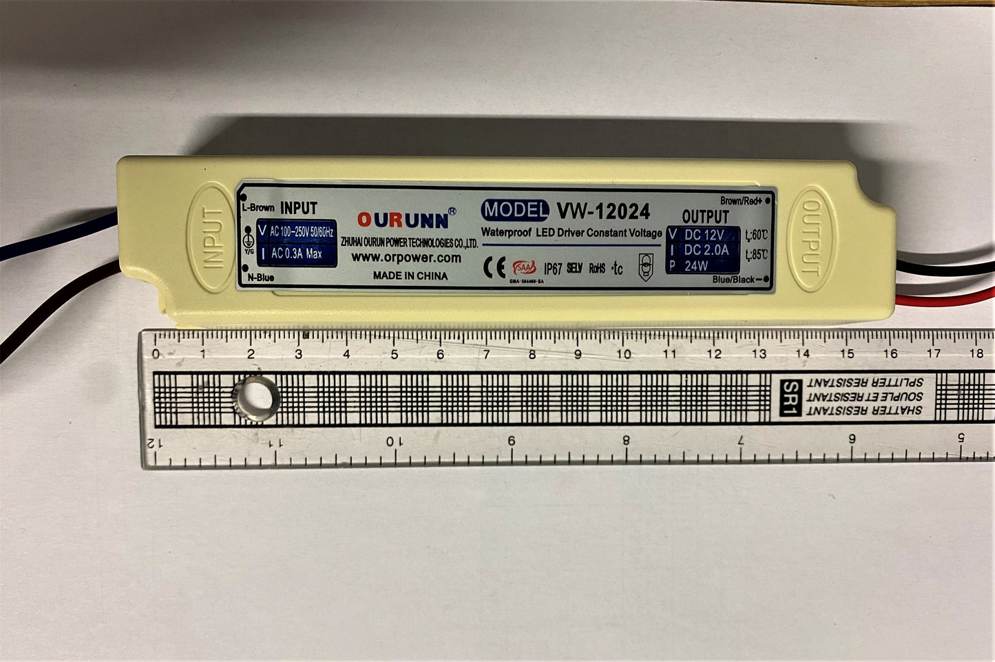 IP Rated Outdoor Hardwire LED Driver