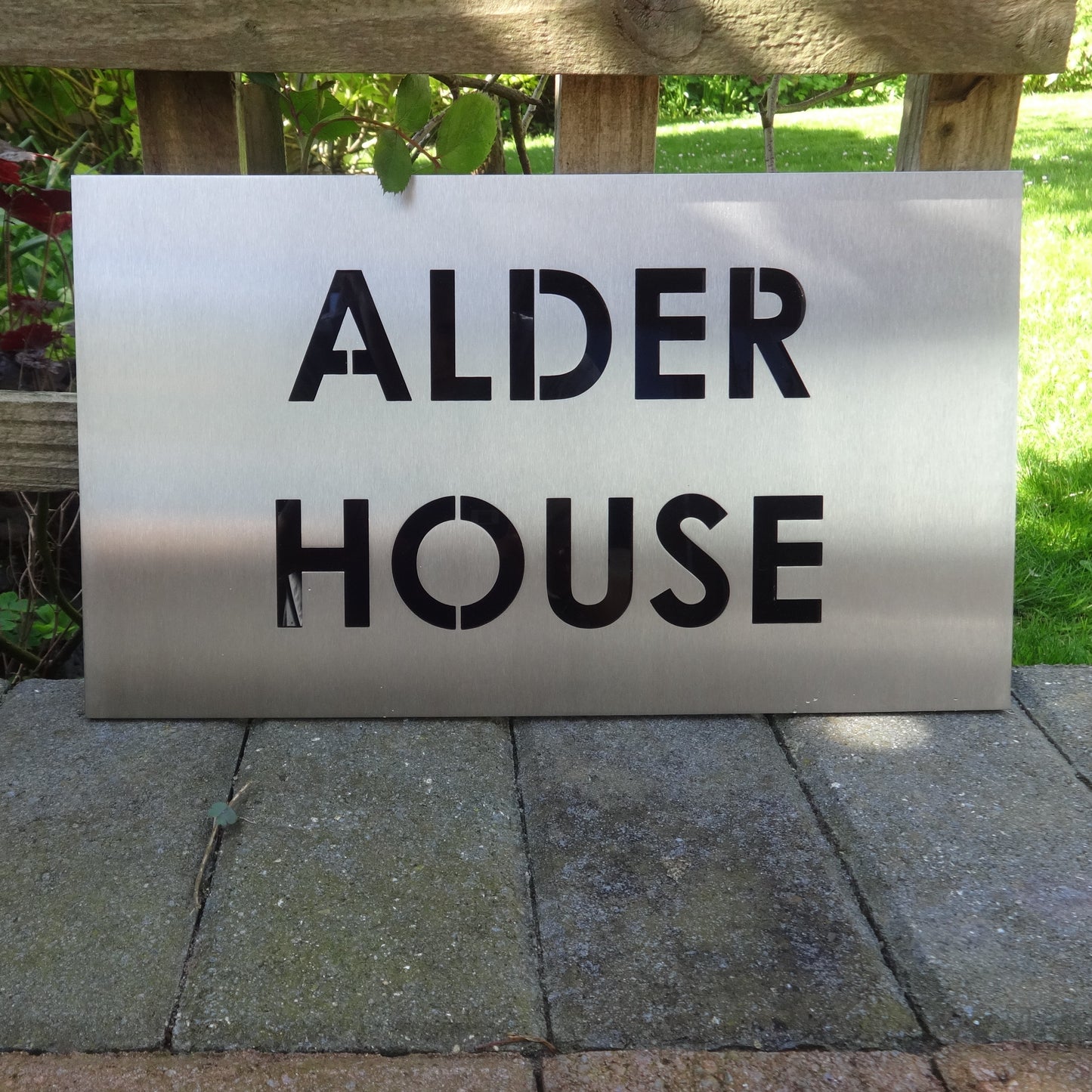 Stainless steel house name , house name , house name plaque , stainless steel name plate , floating name plate , floating house name plaque , custom made house name