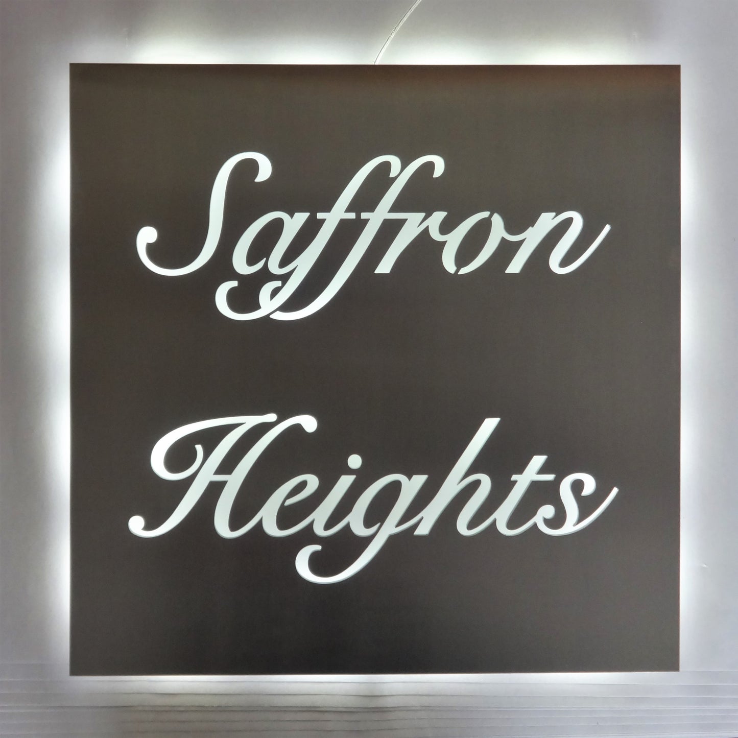 LED House Name, LED House Sign, LED Sign, Light up Sign, LED House Sgin, Warm wHite LED House Sign, Bespoke House Sign, House Name in Stainless Steel, Stainless Steel LED Sign, Sign for unlit areas, House Name, Custom Made House Name