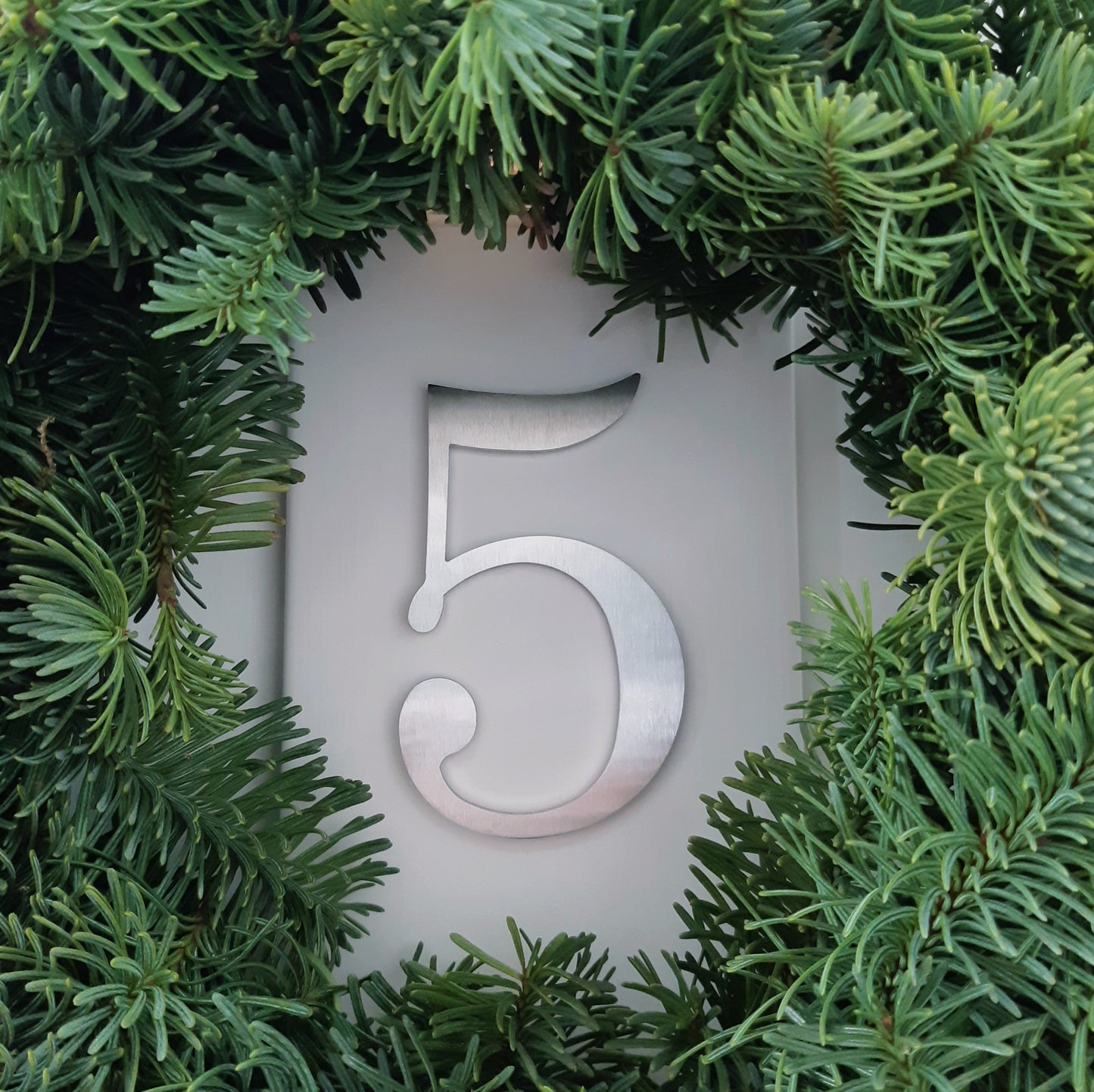 Stainless steel house number , house number , century house number , curved house number , rounded house number , Stainless steel door number , modern house number , contemporary house number , house number made in the UK