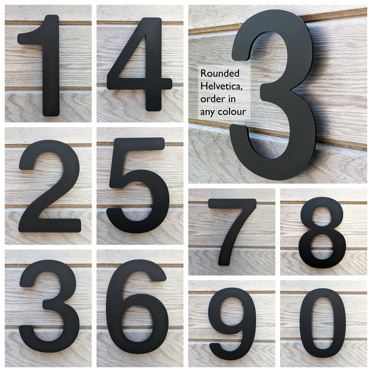 Acrylic House Numbers - Custom Font - Custom Colours – Housenumbers Limited