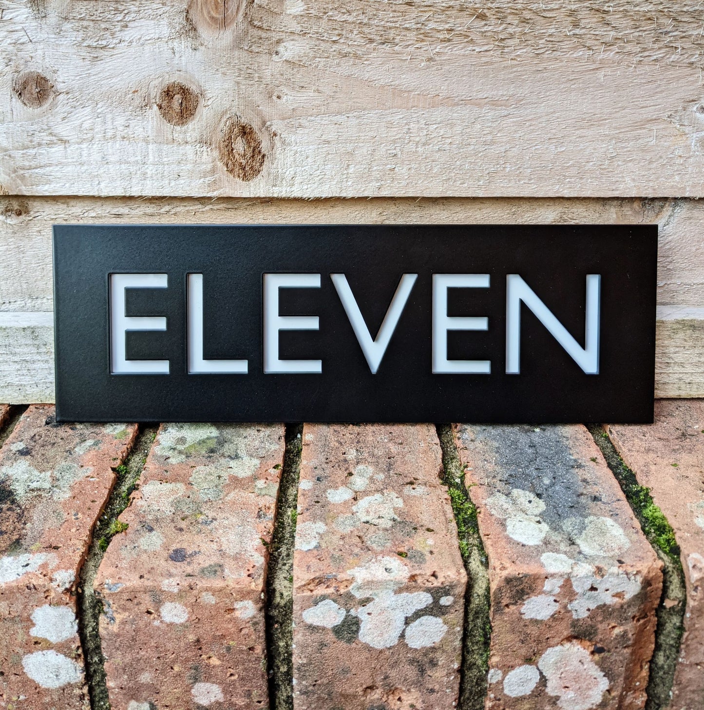 Black house number , modern house numbers , black house numbers , powder coated house numbers , house number plaque , custom made house number , floating house number , black and white house number