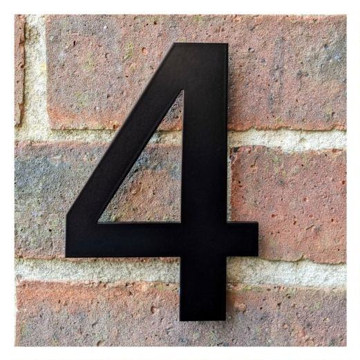 Black House Numbers - Powder Coated Stainless Steel – Housenumbers Limited