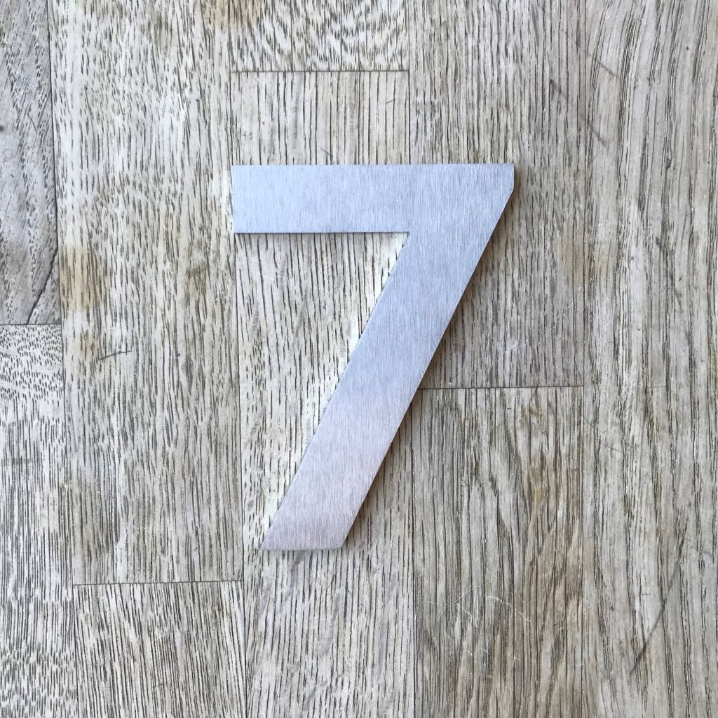 Sale Custom font house number 7