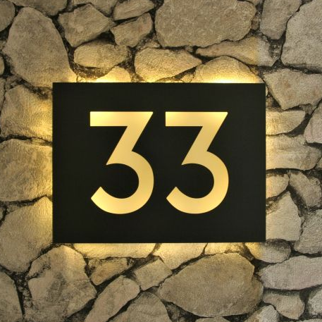 LED House Number, LED Door Number, LED House Name, LED House Sign, LED Sign, Light up Sign, LED House Sgin, LED House Number, Bespoke House Sign, Stainless Steel LED Sign, Sign for unlit areas, House Name, Custom Made House Name