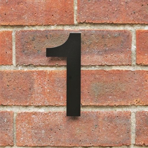 SALE Black Helvetica House Number 1 Housenumbers Limited sale-black-helvetica-house-number-1-housenumbers-limited