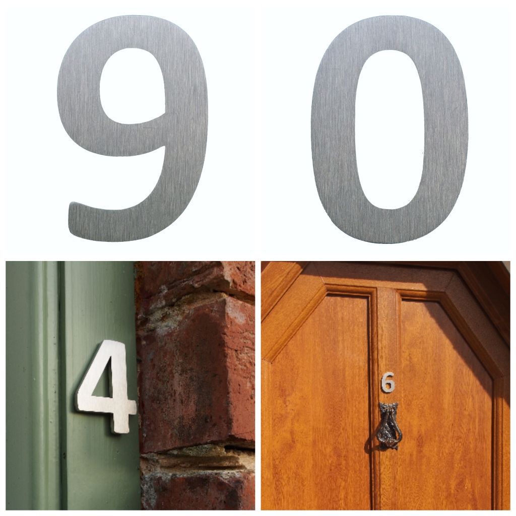Stainless steel door number , door number , stainless steel house number , self adhesive door number , Stainless steel number , modern door number , simple door number