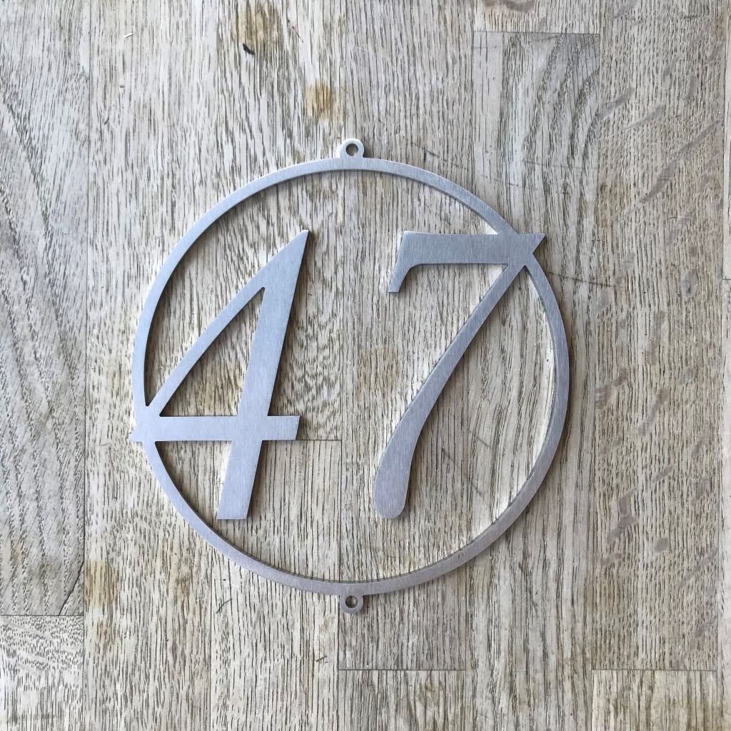 Sale Stainless Steel framed house number